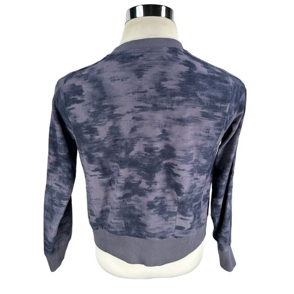 Athleta Sundown Sweatshirt Women’s Small Tie Dye Crewneck Top Grayish Purple - Picture 4 of 9